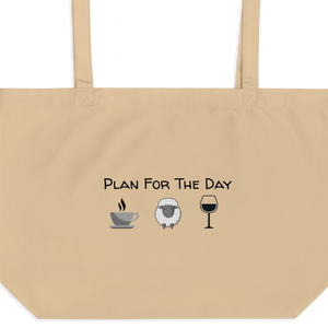 Plan for the Day - Sheep Herding X-Large Tote/ Shopping Bags