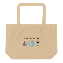 Load image into Gallery viewer, Plan for the Day - Dock Diving X-Large Tote/ Shopping Bags
