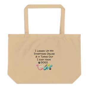 Symptoms of Having Dogs X-Large Tote/ Shopping Bags