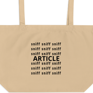 Sniff Sniff Article Tracking X-Large Tote/ Shopping Bags