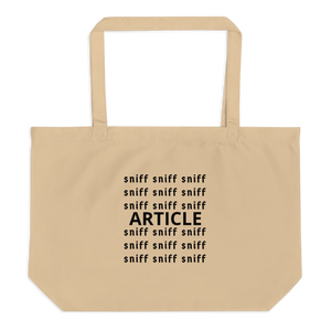 Sniff Sniff Article Tracking X-Large Tote/ Shopping Bags