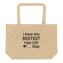 Load image into Gallery viewer, Bestest Fast CAT Dog X-Large Tote/ Shopping Bags
