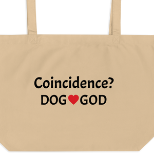 Coincidence Dog - God X-Large Tote/ Shopping Bags
