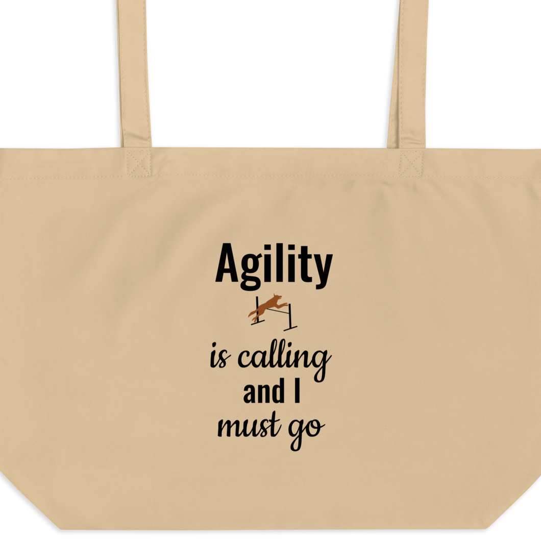 Agility is Calling X-Large Tote/ Shopping Bag