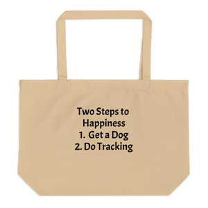 2 Steps to Happiness - Tracking X-Large Tote/ Shopping Bags