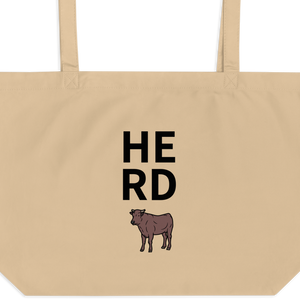 Stacked Cattle Herd X-Large Tote/ Shopping Bags