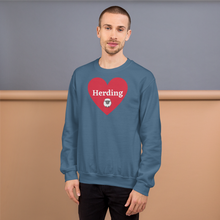 Load image into Gallery viewer, Herding w/ Sheep in Heart Sweatshirts
