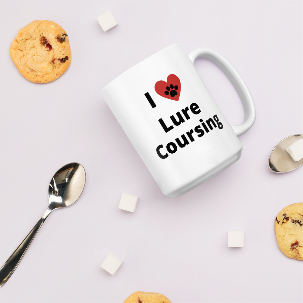 I Heart w/ Paw Lure Coursing Mug