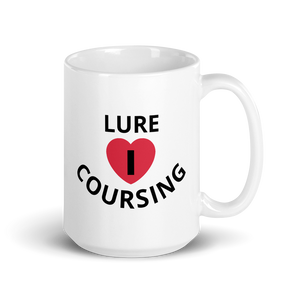 I in Heart Lure Coursing Mug