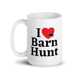 I Heart Barn Hunt w/Rat Mug