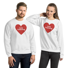 Load image into Gallery viewer, Lure Coursing in Heart Sweatshirts
