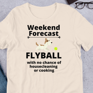 Flyball Weekend Forecast T-Shirts - Light
