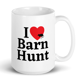 I Heart Barn Hunt w/Rat Mug