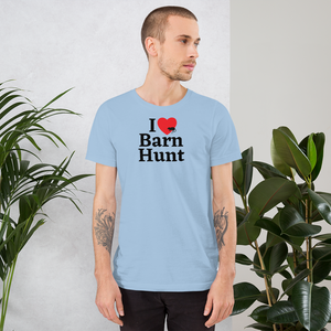 I Heart w/ Rat Barn Hunt T-Shirts - Light