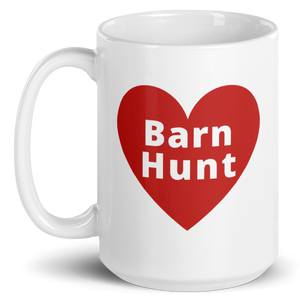 Barn Hunt in Heart Mug