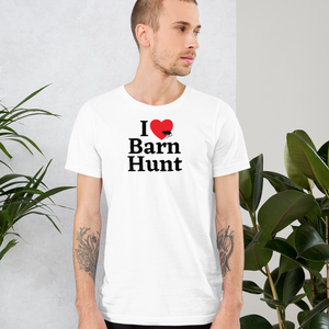 I Heart w/ Rat Barn Hunt T-Shirts - Light