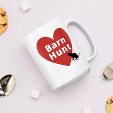 Load image into Gallery viewer, Barn Hunt in Heart w/ Rat Mug
