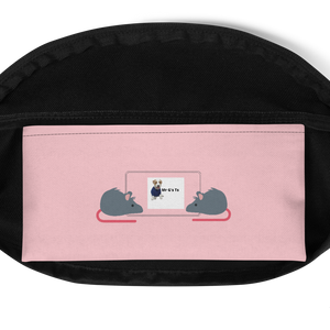 Barn Hunt in Heart w/Rat Fanny Pack-Lt. Pink