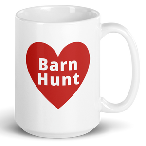 Barn Hunt in Heart Mug