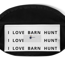 Load image into Gallery viewer, Allover Barn Hunt in Hearts Fanny Pack-Lt. Grey
