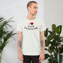 Load image into Gallery viewer, I Heart w/ Paw Lure Coursing Light T-Shirts
