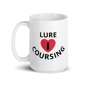 I in Heart Lure Coursing Mug