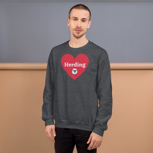 Load image into Gallery viewer, Herding w/ Sheep in Heart Sweatshirts
