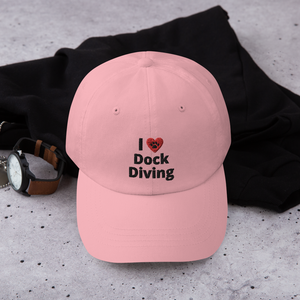 I Heart w/ Paw Dock Diving Hats - Light