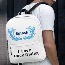 Load image into Gallery viewer, Splash &amp; Love Dock Diving Backpack-White
