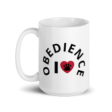 Load image into Gallery viewer, I Heart Curved Obedience Mug
