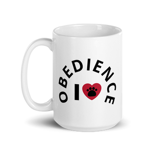 I Heart Curved Obedience Mug