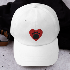 Paw in Heart Dog Light Hats