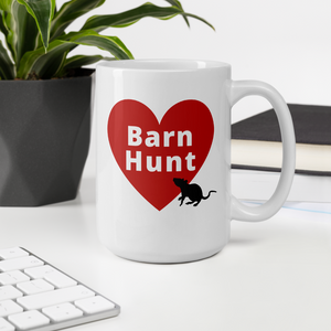 Barn Hunt in Heart w/ Rat Mug