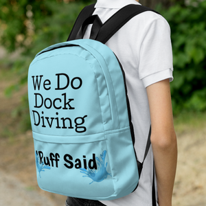 Ruff Dock Diving w/ Splash Backpack-Blue