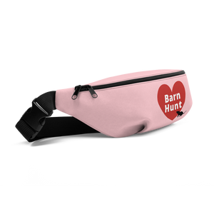 Barn Hunt in Heart w/Rat Fanny Pack-Lt. Pink
