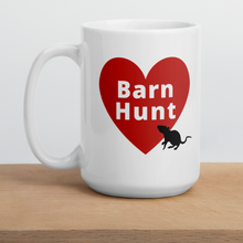 Load image into Gallery viewer, Barn Hunt in Heart w/ Rat Mug
