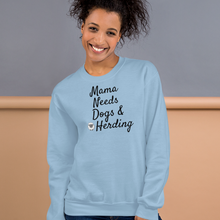 Load image into Gallery viewer, Mama Needs Dogs &amp; Herding w/ Sheep Sweatshirts - Light
