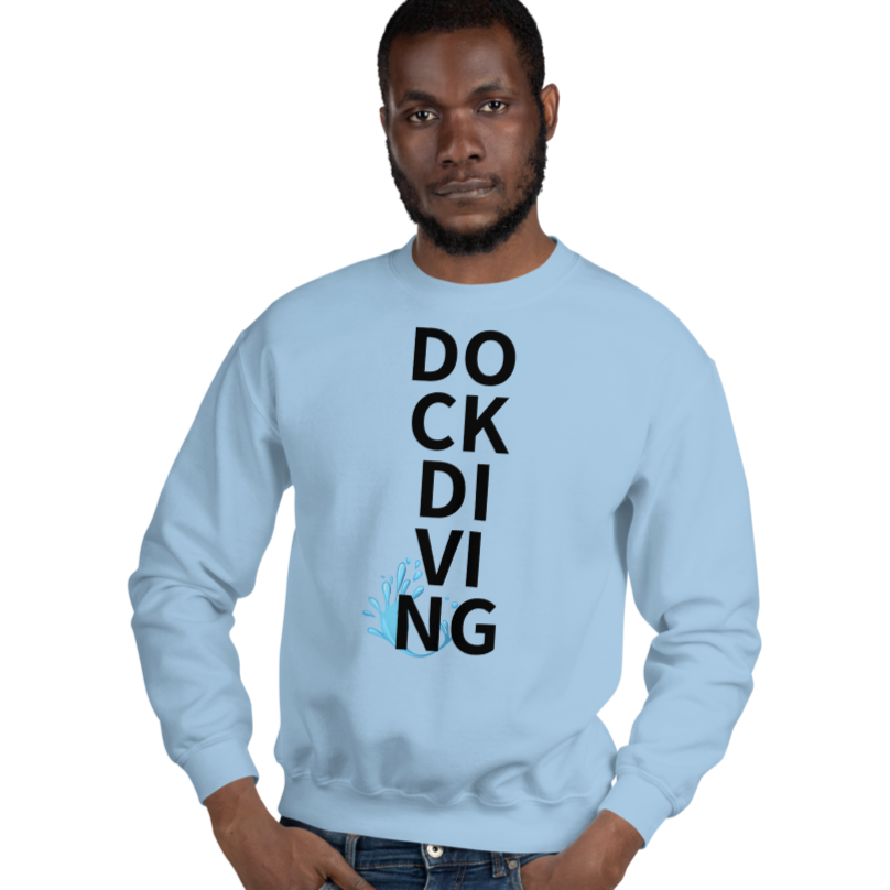 Stacked Dock Diving Sweatshirts - Light