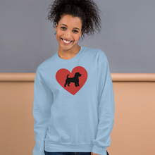 Load image into Gallery viewer, Russell Terrier in Heart Sweatshirts - Light
