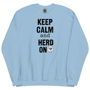 Keep Calm & Sheep Herd On Sweatshirts - Light