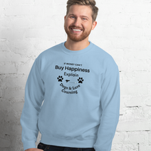 Load image into Gallery viewer, Buy Happiness w/ Dogs &amp; Lure Coursing Sweatshirts - Light
