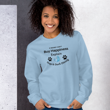 Load image into Gallery viewer, Buy Happiness w/ Dogs &amp; Dock Diving Sweatshirts - Light
