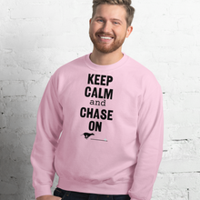 Load image into Gallery viewer, Keep Calm &amp; Chase On Lure Coursing Sweatshirts - Light
