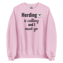 Load image into Gallery viewer, Sheep Herding is Calling Sweatshirts - Light
