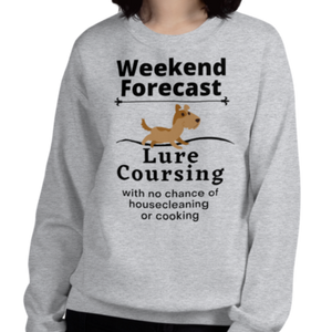 Lure Coursing Weekend Forecast Sweatshirts - Light