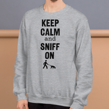 Load image into Gallery viewer, Keep Calm &amp; Sniff On Tracking Sweatshirts - Light
