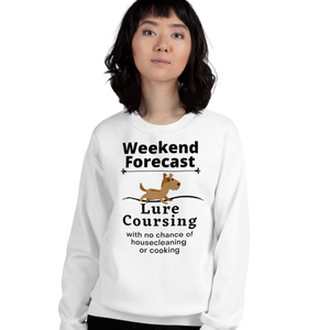 Lure Coursing Weekend Forecast Sweatshirts - Light