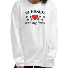 Load image into Gallery viewer, Blessed with My Pack Sweatshirts - Light
