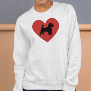 Russell Terrier in Heart Sweatshirts - Light