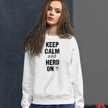 Load image into Gallery viewer, Keep Calm &amp; Sheep Herd On Sweatshirts - Light
